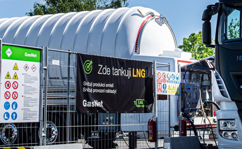 Čtvrtá LNG stanice bude zprovozněna na přelomu roku. Zájem o pohon na zkapalněný metan mezi dopravci roste